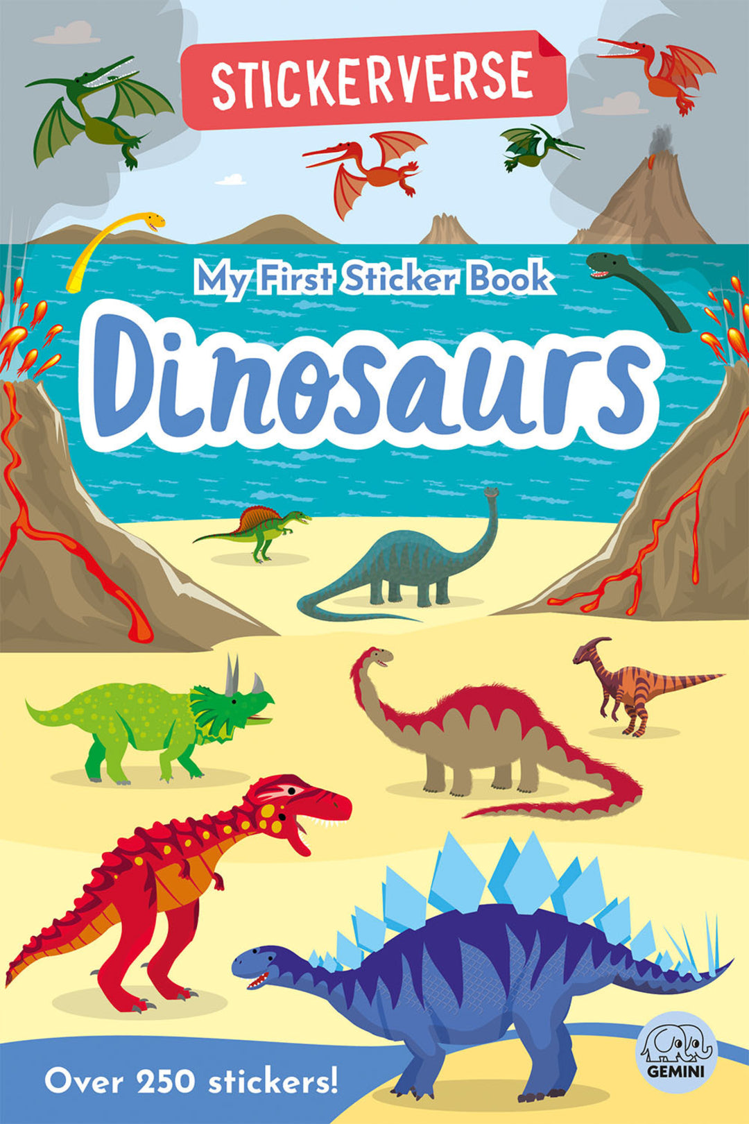 Cover image for Stickerverse - My First Sticker Book Dinosaurs ISBN 9781917082860